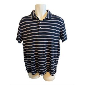 Brooks Brothers Purple Striped Short Sleeve Polo. Size Small